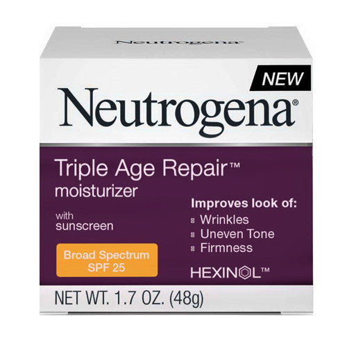 Neutrogena Spf 25 Triple Age Repair Moisturizer Day Cream- 1.7 Oz